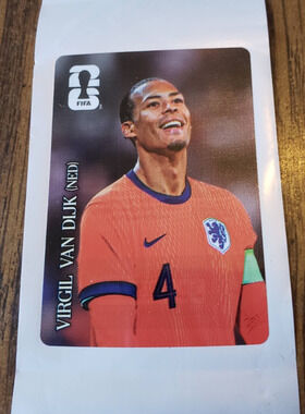 2026 Panini FIFA World Cup - Virgil Van Dijk Netherlands Sticker Coca Cola